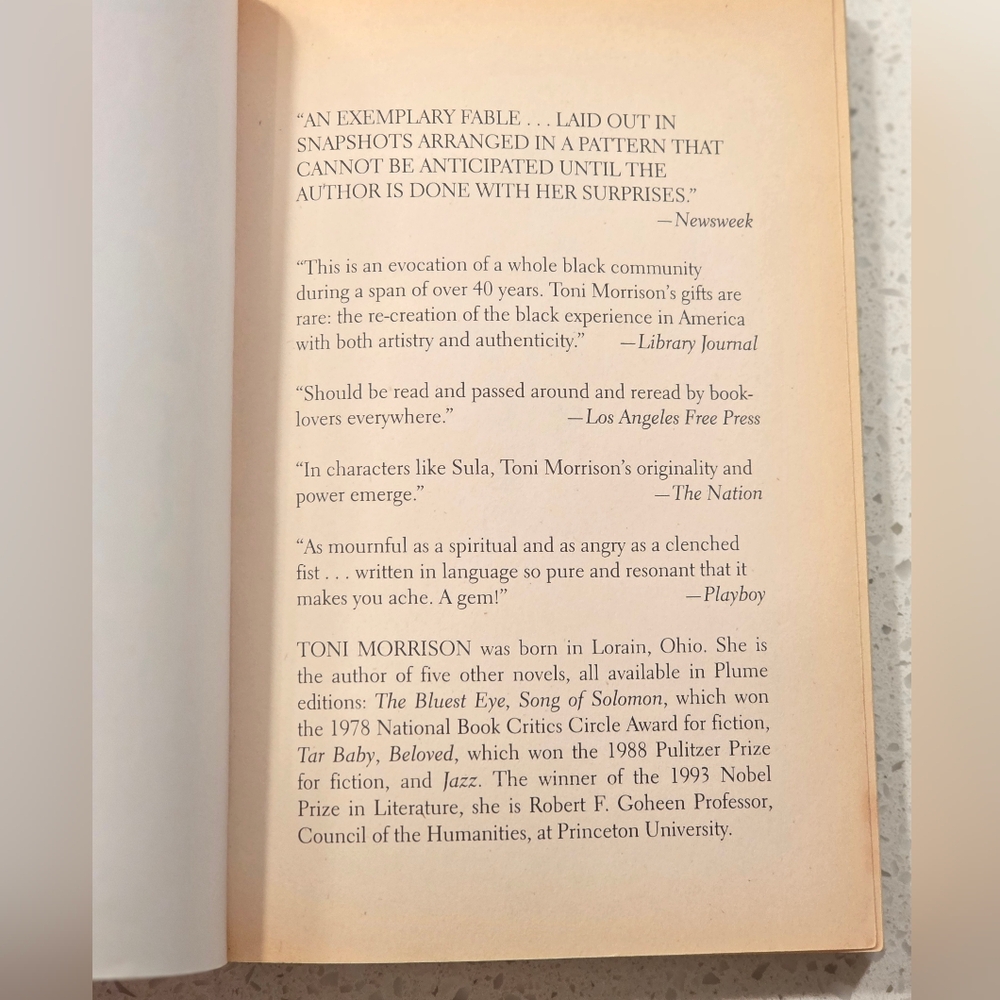 Sula by Toni Morrison (Paperback) - Picture 7 of 10